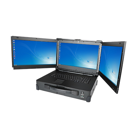 国产飞腾D2000 上翻三屏便携机 DT-S1437CU-F