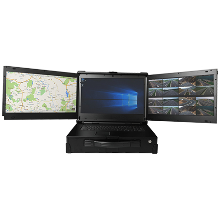 定制三屏加固便携机 DTG-JU173